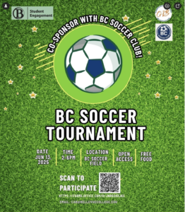 BC Soccer Tournament, Friday, June 13, 2 - 6 PM